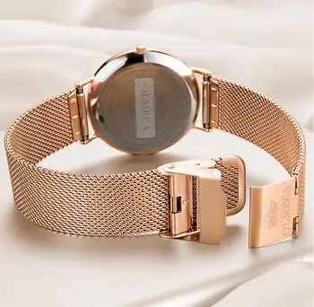 OLMECA топ Марка луксозни часовници мода Relogio Feminino ръчни часовници Водоустойчиви дамски часовници Drop-доставка на рокля часовници
