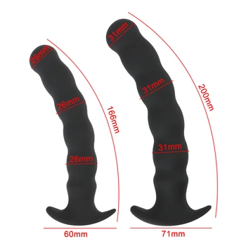 OLO S/L Sex Products Butt Plug вибратор от секс играчки за жени, мъже мека силиконова анален накрайник масажор на простатата G-spot Massager