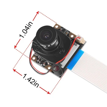 Raspberry Pi 3/2 модул камера с авто IR-остро камера за нощно виждане видеомодуль регулируем фокус 5MP OV5647 сензор, 1080p
