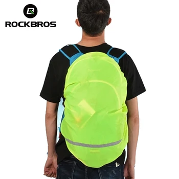 ROCKBROS отразяваща Колоездене раница дъждобран за велосипеди, чанти непромокаеми прахозащитен седалките за езда пътуване чанта на задната седалка