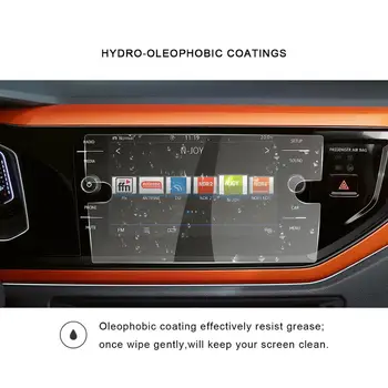 RUIYA Car Navigation Screen Protector For polo/Polo 6 Discover Media 8 Inch 2018 2019 Touch Center Display Auto Interior