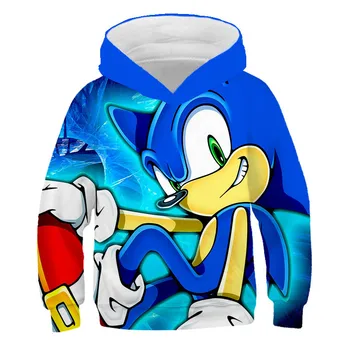 Sonic на Таралеж 3D деца блузи за момичета 2020 детска Hoody за момчета, момичета, пот риза детето е момче, качулки облекло