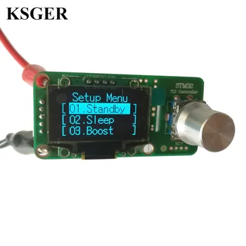 STM32 2.1 S OLED T12 поялник регулатор на температурата заваръчни инструменти за електронна запояване Wake-Sleep Shock 110-240 v 72 W
