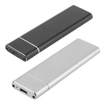 USB 3.1 Type-C to M. 2 NGFF SSD Enclosure твърд диск Box 6 Gb външен корпус калъф за m2 SATA SSD USB 3.1 2260/2280