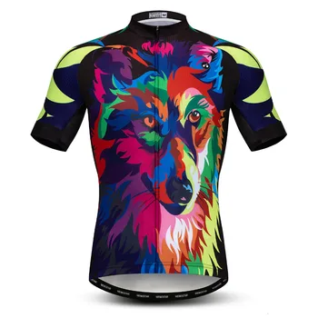 Weimostar под наем отборни състезания-Колоездене Джърси риза лятото на МТВ велосипед Колоездене облекло под наем Майо Ciclismo цветни Вълк