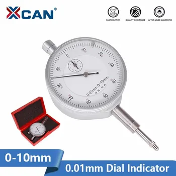 XCAN Dial Indicator 0-10 mm 0.01 mm сензор разрешение Mesure Instrument Tool Точност 0.01 mm измервателни инструменти