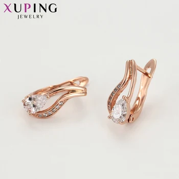 Xuping Fashion Rose Gold-color Plated Jewelry Sets Elegant Highquality for Women Valentine ' s Day Gifts 65218