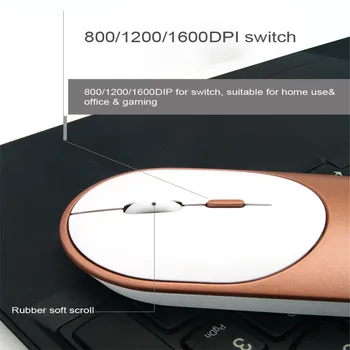 Безжична мишка с Bluetooth акумулаторна безжична мишка на компютъра Silent Mause ергономична мини-мишка USB оптична мишка за преносими КОМПЮТРИ