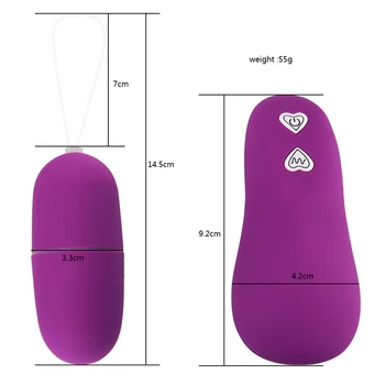 Безжично дистанционно управление за G Точката е вибриращ любовно яйце вагинален масаж топката вибратор жените мастурбацията секс играчки за възрастни за жени