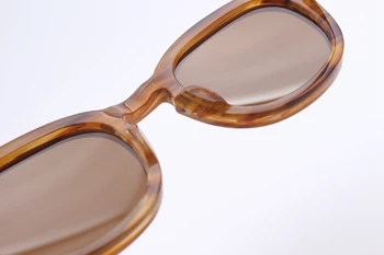 Високо качество на Джони Деп слънчеви очила ацетат рамка на Мъже, Жени марка дизайнер поляризирани слънчеви очила за шофиране нюанси с предавателна SQ080