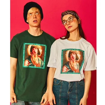 Дева Мария Мъжки тениски 2020 смешно отпечатани с къс ръкав тениски на лято, хип-хоп Майк градинска ежедневни памучни потници тениски на нова