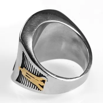 Европа и Съединените Щати, от неръждаема стомана G пръстен оптовое мъжки пръстен масонството титановое стоманен пръстен