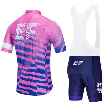 Екипът 2020 нов EF колоездене Джърси 20d велосипедни шорти набор от Ropa Ciclismo мъжки летни quick dry pro мотор Майо панталони облекло
