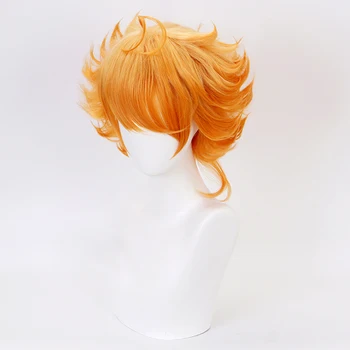 Ема cosplay перука аниме no Yakusoku Neverland The Promised Neverland 63194 оранжево термоустойчиви синтетични коса перуки + перука Капачка