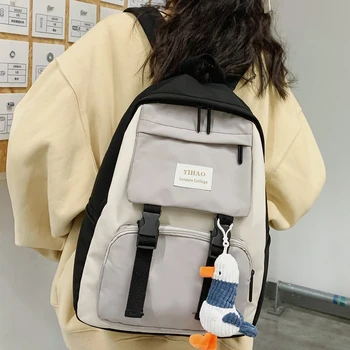 Жените Harajuku Скъпа Раница Найлон Студент Училищна Чанта За Лаптоп Дами Kawai Раници Момиче Мода Книга Чанти Дамски Модни Пътуване