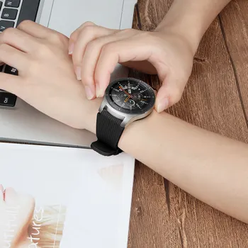 Каишка за часовник Samsung Galaxy Watch 3 41/45 мм/46/42 мм Мек силиконов маншет за Garmin Vivoactive 3/Vivomove HR каишка 20 мм/22 мм