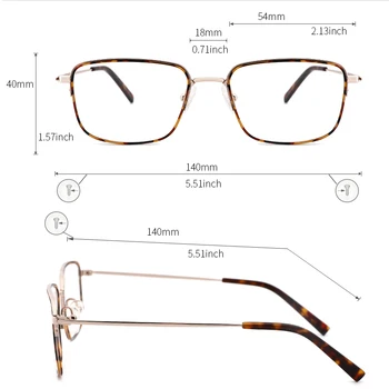 КАНСЕПТ слънчеви очила рамка мъжете късогледство очни стъкла на рецепта за очила, рамки 2020 нов пристигане мода оптични очила MT9003