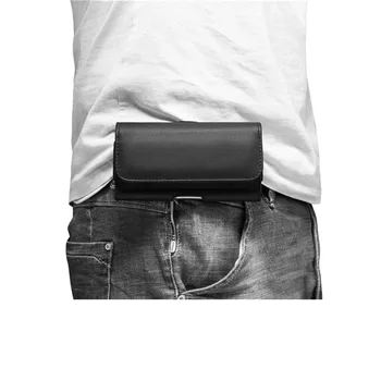 Клип за колан и чанта за телефон чанта за Huawei Honor 5A 5C 5X 6A 6C 6X 7A 7C 7C 8A 8S 8s 8x Max 9x калъф за кръста кожена кутията с гнездо за карта с памет