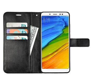 Луксозен кожен калъф за XiaoMi Redmi Note 5 Case Cover флип-надолу делото калъф за телефон on Xiomi Redmi Note 5 Pro Note5 pro 599