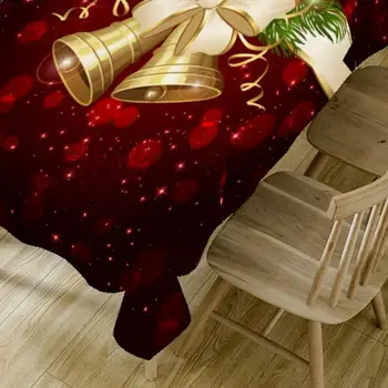 Модерен минималистичен полиестерна печатна плат Коледен стил Цифров покривка домашна мода персонализирана покривка LC0708