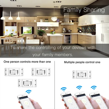 Направи си САМ WiFi Smart Light Switch универсален ключ таймер безжично дистанционно управление работи с Алекса Google Home Smart Home