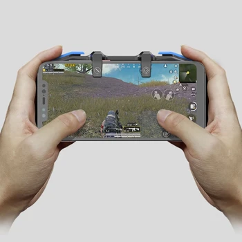 Нов мобилен гейминг контролер капацитет импулс PUBG геймпад да играе в игра trigger