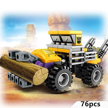 Нови идеи техника инженеринг булдозер багер кран мини мотокар камион модел автомобил строителни блокове комплекти тухли играчки град