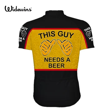 Новият този човек се нуждае от бирата Джърси мотор race Pro Team колоездене Колоездене Джърси мъжете носят дрехи дишаща индивидуален велосипеди