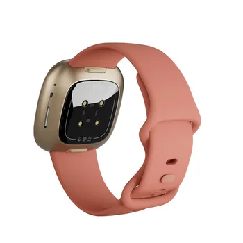 Оригинален силиконов каишка за часовник Fitbit Versa 3 Sense каишка за часовник Soft Sport цветни ръчни ленти за аксесоари Fitbit Sense Versa 3
