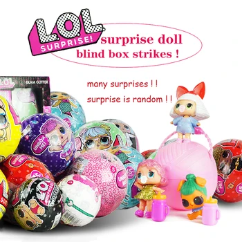 Оригиналната LOL Surprise Blind Box Момиче Кукла Toy 4/5 поколение модни модели на направи си САМ ръчно изработени играчки кукла Magic Birthday Toy Gift