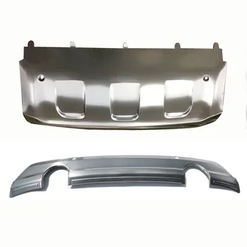 Топ 304 Stainless Steel Car Front&Rear Bumper Guard Bumper Cover Skid Plate For Jaguar F-PACE F Pace 2016-2018