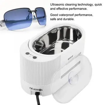 Ултразвукови часовници бижута от стъкло за пречистване на мивка от неръждаема стомана Pro водоустойчив очила бижутерия часовници машина за почистване на 220 В AU Plug