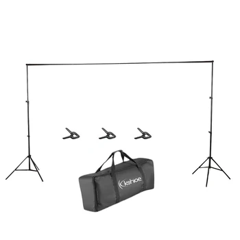 Фон подкрепа щанд Набор от 3 риби устата клипове с чанта за носене за фото видео заснемане на фото студио доставка