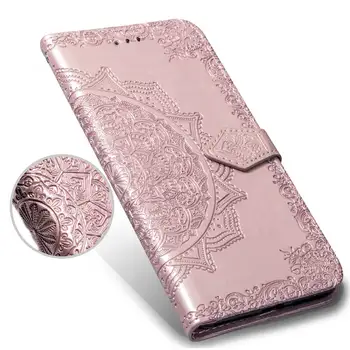 Цветен кожен калъф Huawei Honor 9X 8S 7S 8A 7C 7A Pro Datura Floral Flip Book On Case For Honor 8 7 S A Портфейла Case Cover