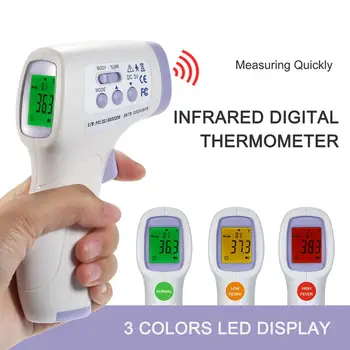 Цифров LCD Инфрачервен термометър Безконтактен термометър 1-секундное точно отчитане на IR-инфрачервен датчик за температура инструменти
